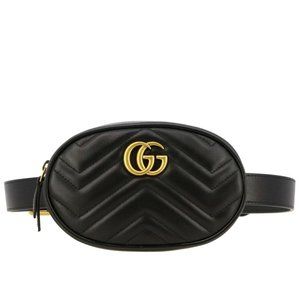 Gucci Marmont Black  Belt Bag